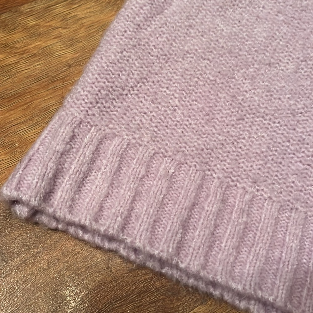 Like new Wild Fable light lavender knit sweater - Picture 6 of 12